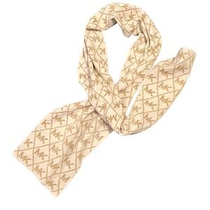 Michael Kors Gold Cream Winter Scarf